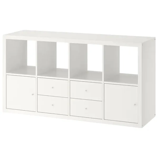 Стеллаж Ikea Kallax 77 x 147 x 39см cm / ЛДСП / White photo 1