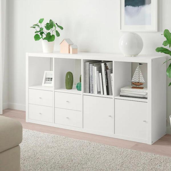 Стеллаж Ikea Kallax 77 x 147 x 39см cm / ЛДСП / White photo 5