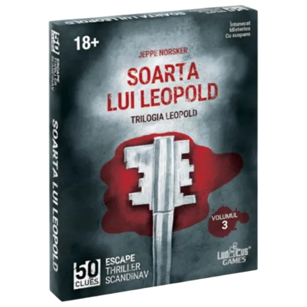 Joc de masă Ludicus Games 50 Clues: The Fate of Leopold 18+/ Joc de logică photo 1 Joc de masă Ludicus Games 50 Clues: The Fate of Leopold 18+/ Joc de logică photo 1
