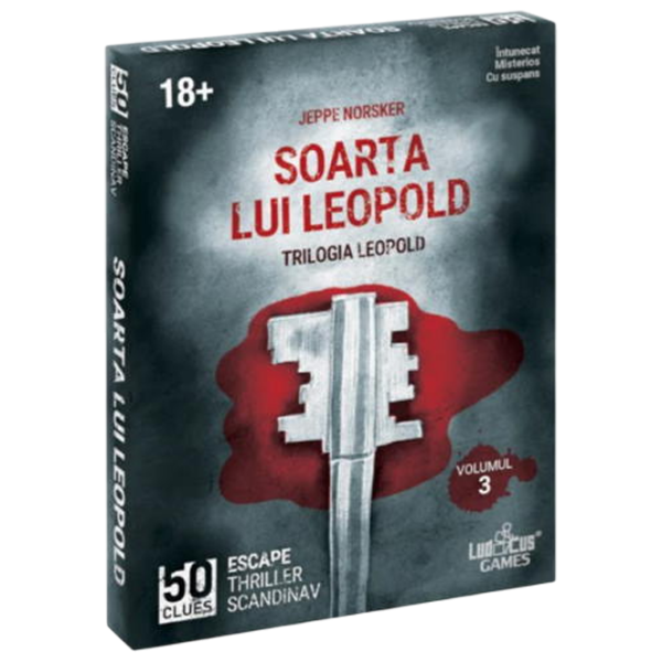 Joc de masă Ludicus Games 50 Clues: The Fate of Leopold 18+/ Joc de logică photo 1 Joc de masă Ludicus Games 50 Clues: The Fate of Leopold 18+/ Joc de logică photo 1