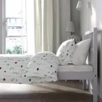 Кровать Ikea Smyga 90 x 200 см / Массив / Серый photo 3