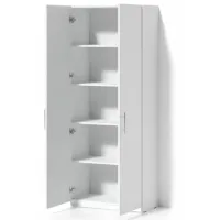 Шкаф Fabrik Home Office-Line №11 80 x 40см x 200 / ЛДСП / Белый ясень photo 3