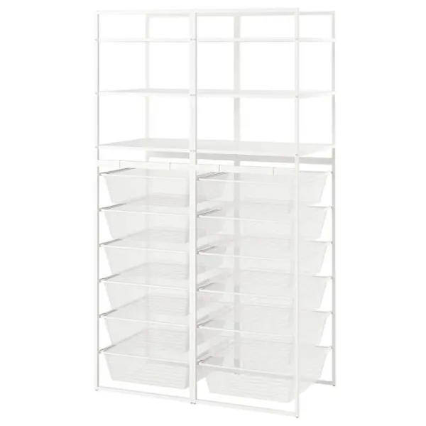 Etajeră Ikea Jonaxel White / Oțel photo 1