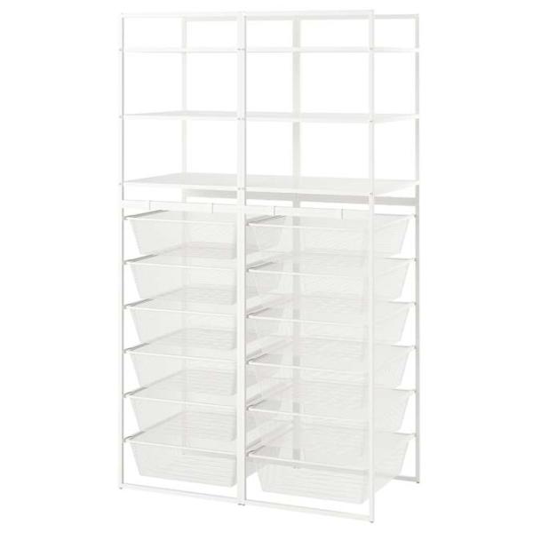 Etajeră Ikea Jonaxel White / Oțel photo 1