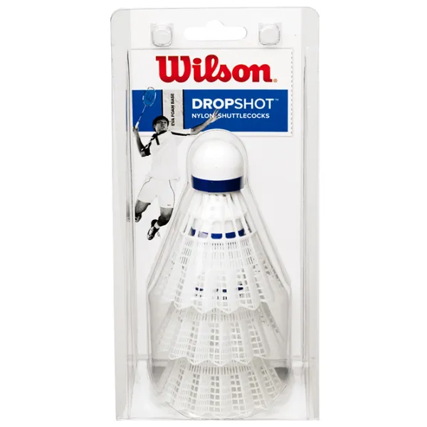 Fluturaș pentru badminton Wilson WRT6048WH 3 / Nailon photo 2 Fluturaș pentru badminton Wilson WRT6048WH 3 / Nailon photo 2