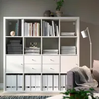 Стеллаж Ikea Kallax 147 x 147 x 39см cm / ЛДСП / White photo 3