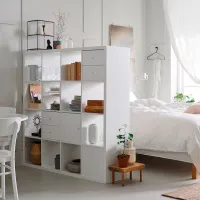 Стеллаж Ikea Kallax 147 x 147 x 39см cm / ЛДСП / White photo 5