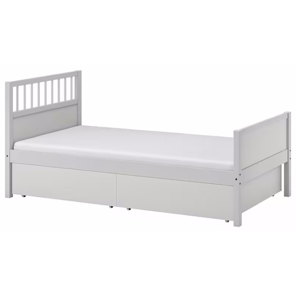 Кровать Ikea Smyga 90 x 200 см / Массив / Серый photo 1