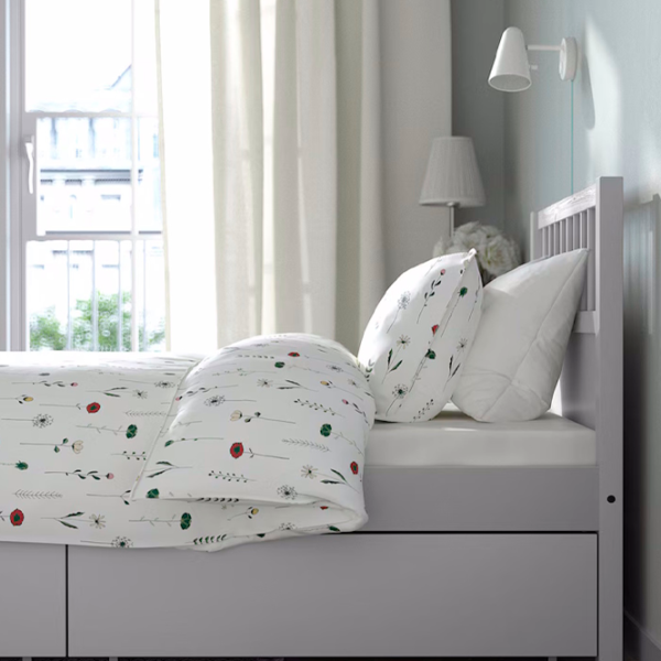 Кровать Ikea Smyga 90 x 200 см / Массив / Серый photo 3