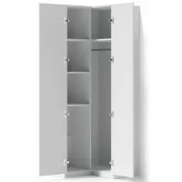Dulap Fabrik Home Office-Line №12 80 x 40 x 200 / PAL / Frasin alb photo 3
