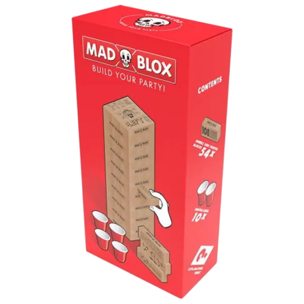 Joc de masă Mad Party Games MadWish Madblox 18+/ Pentru viteză și reacție photo 1