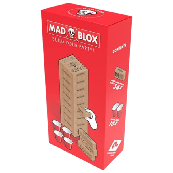 Joc de masă Mad Party Games MadWish Madblox 18+/ Pentru viteză și reacție photo 1