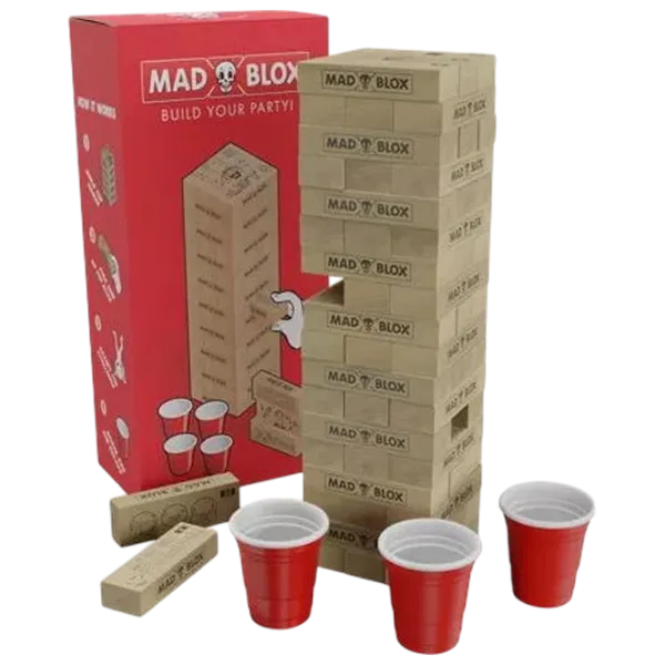 Joc de masă Mad Party Games MadWish Madblox 18+/ Pentru viteză și reacție photo 2