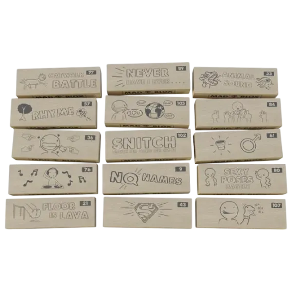 Joc de masă Mad Party Games MadWish Madblox 18+/ Pentru viteză și reacție photo 3