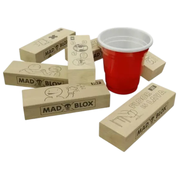 Joc de masă Mad Party Games MadWish Madblox 18+/ Pentru viteză și reacție photo 4