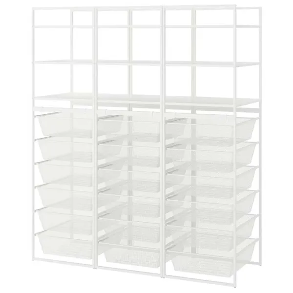 Etajeră Ikea Jonaxel White / Oțel photo 1