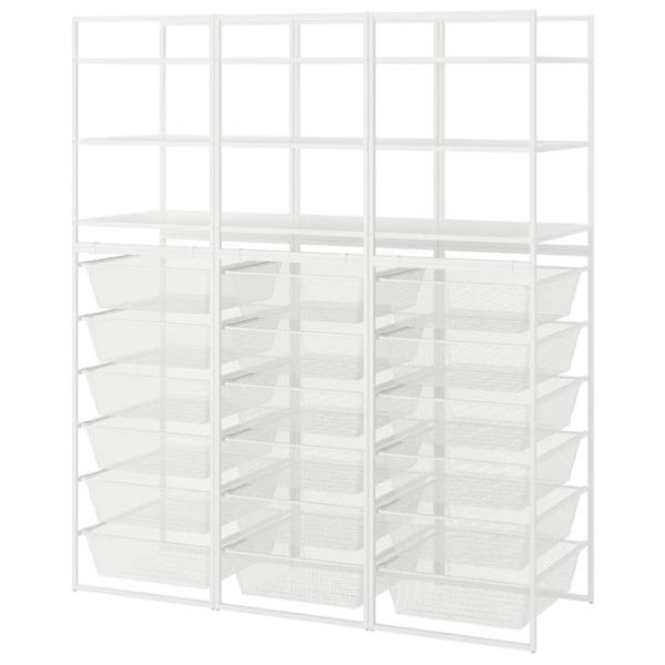 Etajeră Ikea Jonaxel White / Oțel photo 1