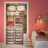 Etajeră Ikea Jonaxel White / Oțel photo 3