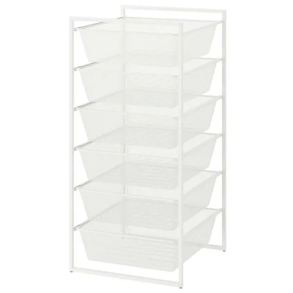 Etajeră Ikea Jonaxel White / Oțel photo 1
