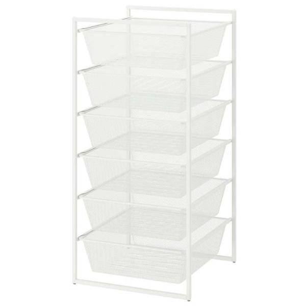Etajeră Ikea Jonaxel White / Oțel photo 1
