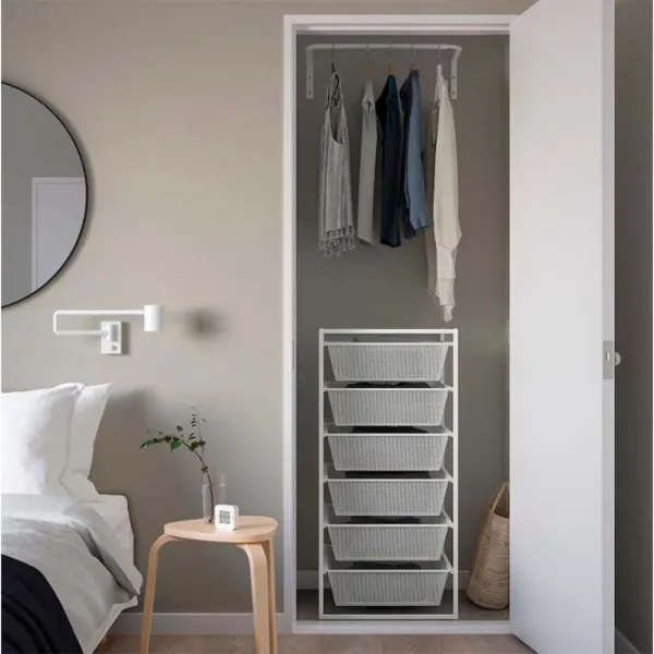 Etajeră Ikea Jonaxel White / Oțel photo 2