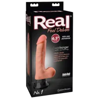 Vibrator Real Feel Deluxe No.1 22 cm Beige photo 4