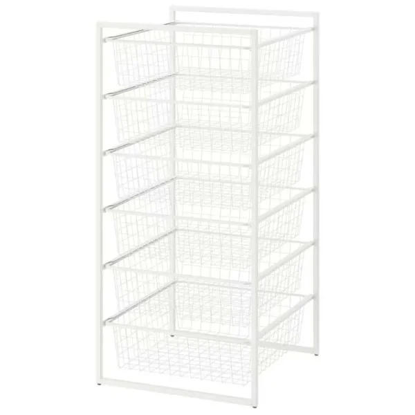 Etajeră Ikea Jonaxel White / Oțel photo 1 Etajeră Ikea Jonaxel White / Oțel photo 1