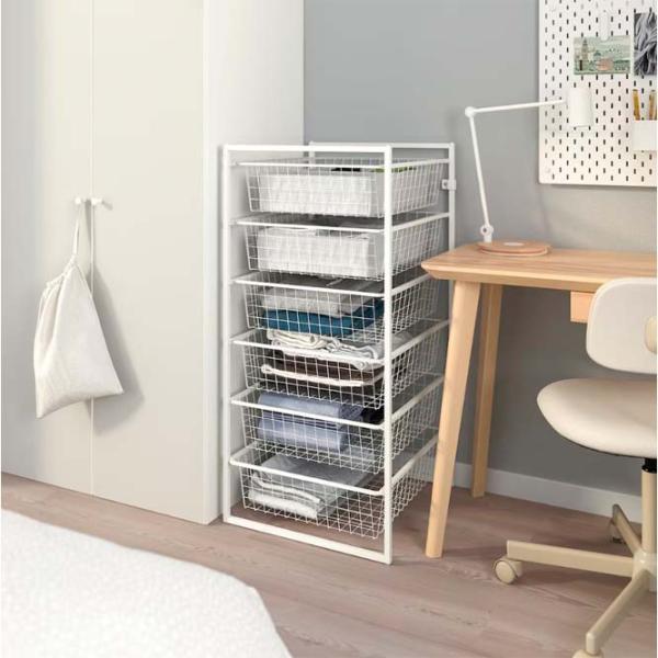 Etajeră Ikea Jonaxel White / Oțel photo 2 Etajeră Ikea Jonaxel White / Oțel photo 2