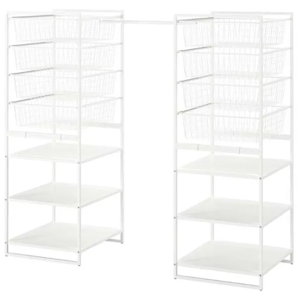 Etajeră Ikea Jonaxel White / Oțel photo 1