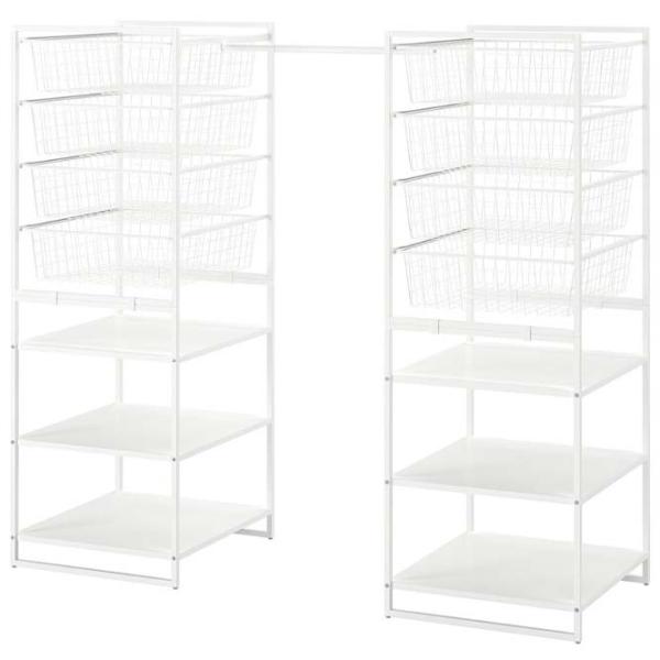 Etajeră Ikea Jonaxel White / Oțel photo 1