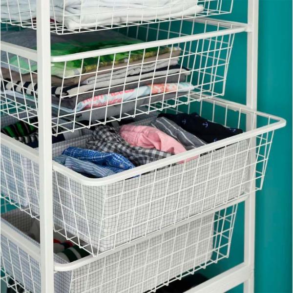 Etajeră Ikea Jonaxel White / Oțel photo 4