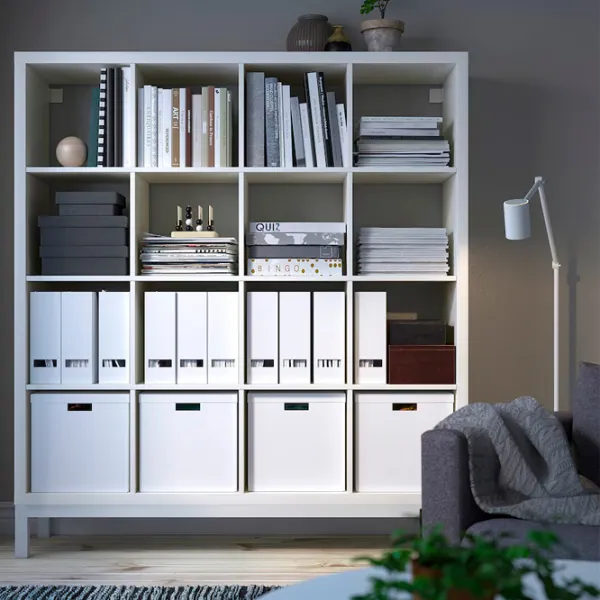 Стеллаж Ikea Kallax 164 x 147 x 39см cm / ЛДСП / White photo 2