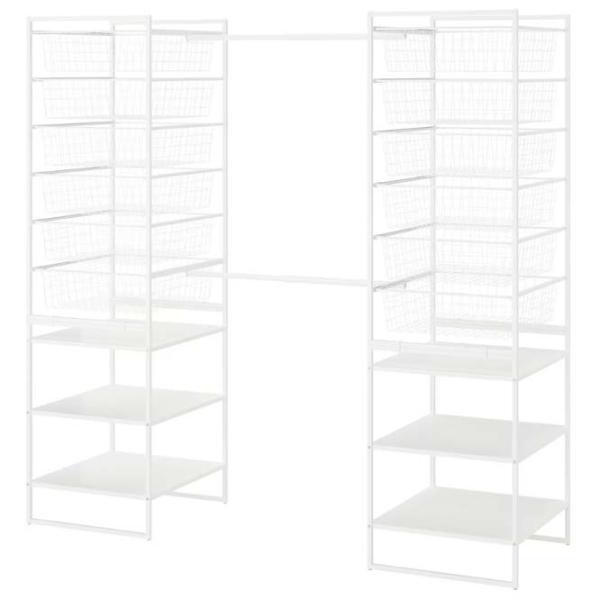 Etajeră Ikea Jonaxel White / Oțel photo 1