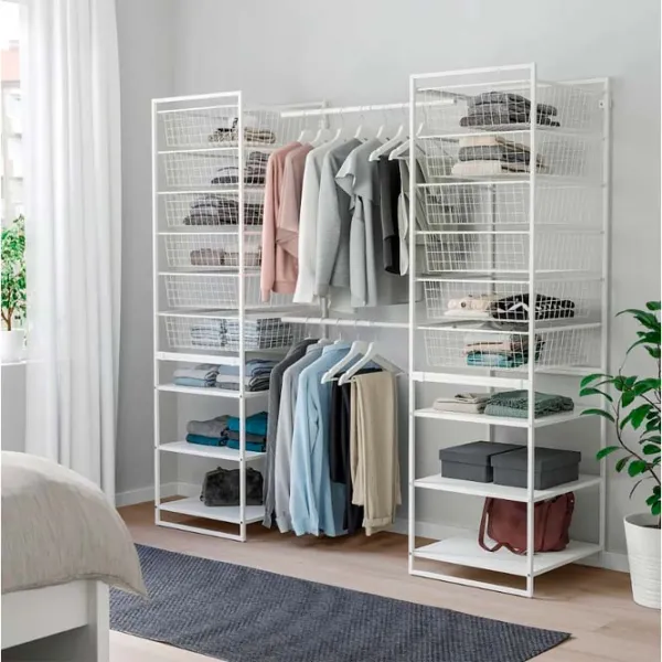 Etajeră Ikea Jonaxel White / Oțel photo 2