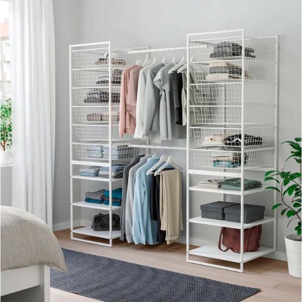 Etajeră Ikea Jonaxel White / Oțel photo 2