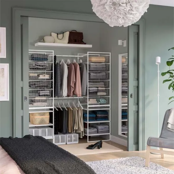Etajeră Ikea Jonaxel White / Oțel photo 3