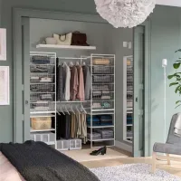 Etajeră Ikea Jonaxel White / Oțel photo 3