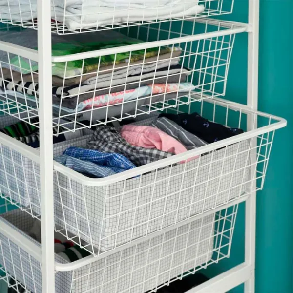 Etajeră Ikea Jonaxel White / Oțel photo 5