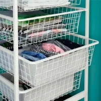 Etajeră Ikea Jonaxel White / Oțel photo 5