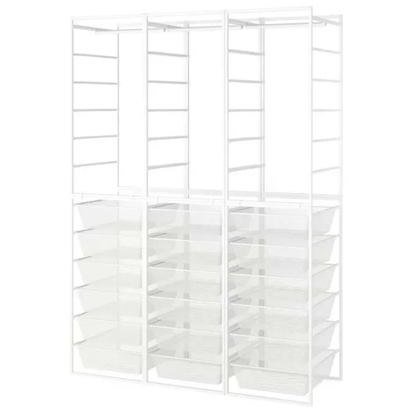 Etajeră Ikea Jonaxel White / Oțel photo 1