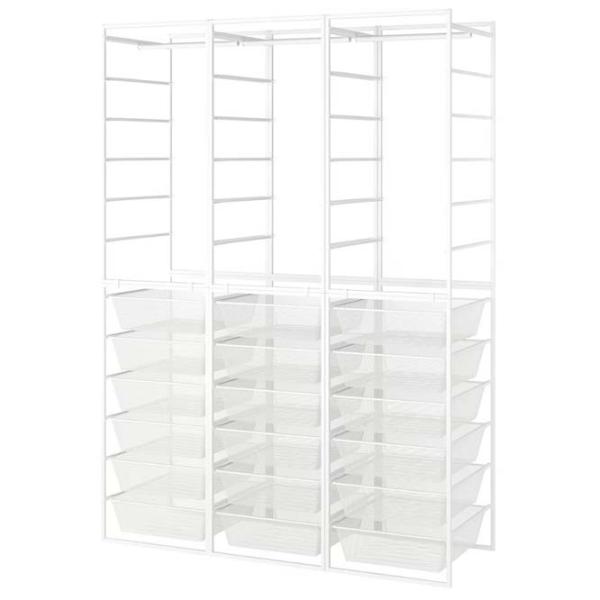 Etajeră Ikea Jonaxel White / Oțel photo 1