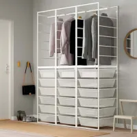 Etajeră Ikea Jonaxel White / Oțel photo 4