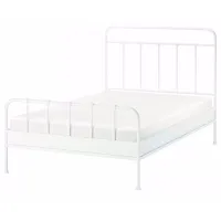 Кровать Ikea Stjarno 140 x 200 см / Металл / Белый