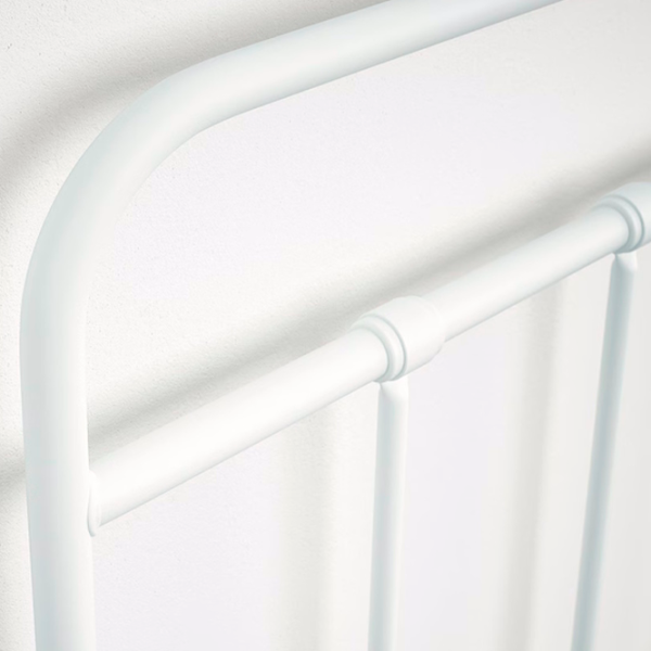 Кровать Ikea Stjarno 140 x 200 см / Металл / Белый photo 3