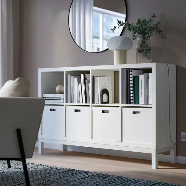 Стеллаж Ikea Kallax 94 x 147 x 39см cm / ЛДСП / White photo 2