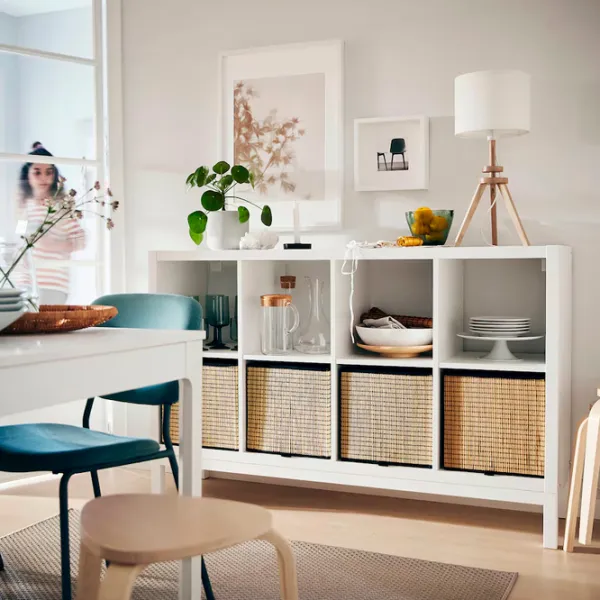 Стеллаж Ikea Kallax 94 x 147 x 39см cm / ЛДСП / White photo 3