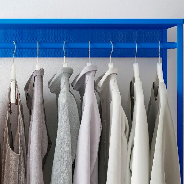 Cuier Ikea Platsa Oțel inoxidabil / Blue photo 2
