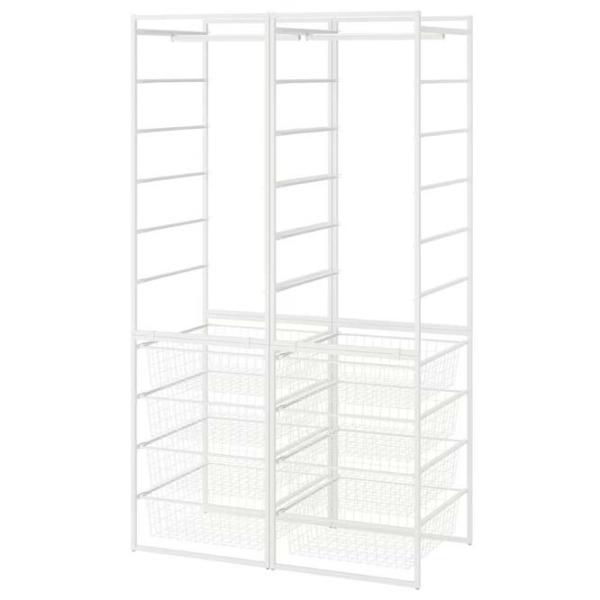 Etajeră Ikea Jonaxel White / Oțel photo 1
