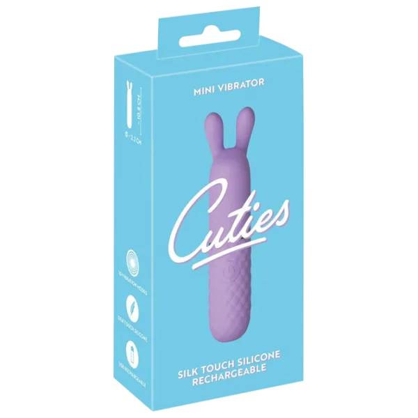 Вибратор Cuties Rabbit Vibe Mini Пурпурный photo 5 Вибратор Cuties Rabbit Vibe Mini Пурпурный photo 5