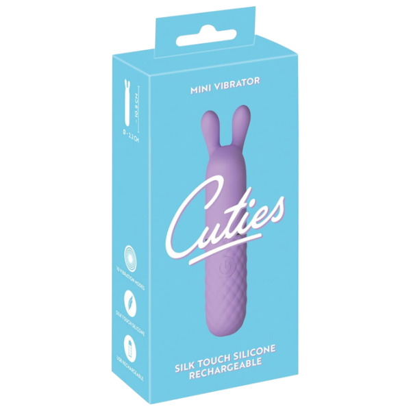 Вибратор Cuties Rabbit Vibe Mini Пурпурный photo 5 Вибратор Cuties Rabbit Vibe Mini Пурпурный photo 5